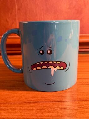 Rick and Morty Mr Meeseeks Coffee Ceramic Mug Cup 20oz Adult Swim -RARE FIND!